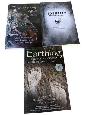 MIXED Set of 3 Paperback Books "Identity, Earthing, Mother Earth Effect" (EUC)